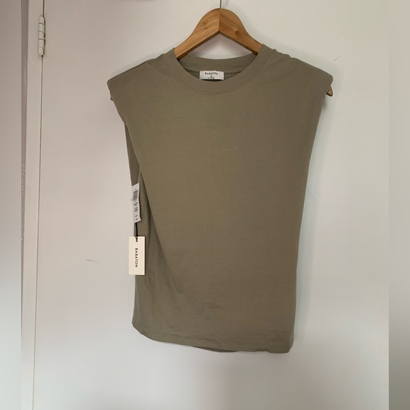 Babaton Shoulder Pad Tank - Picture 3 of 7